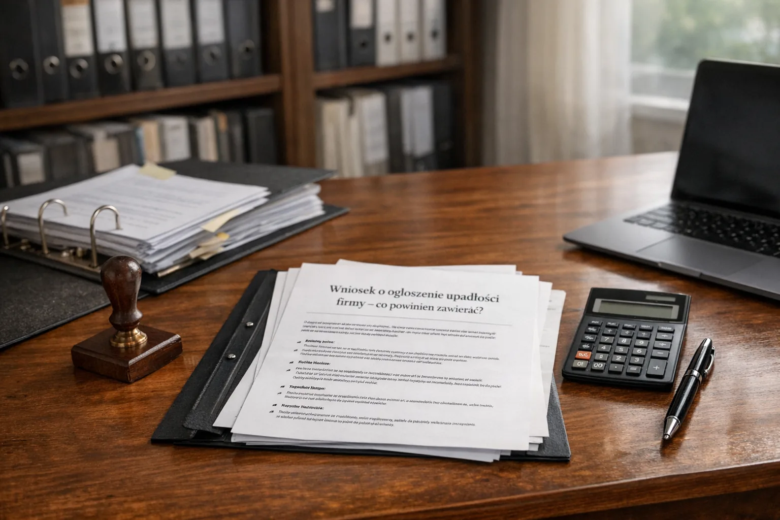 Wniosek o ogłoszenie upadłości firmy - co powinien zawierać?